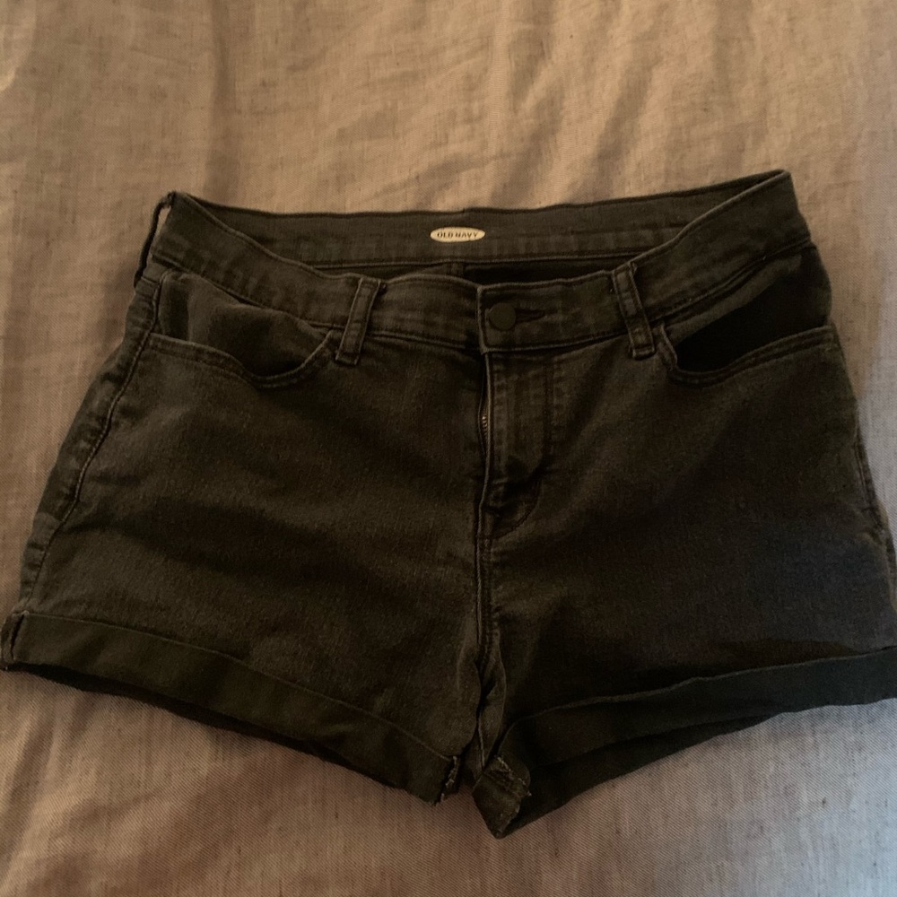 Black old navy shorts, short/mod length Size M